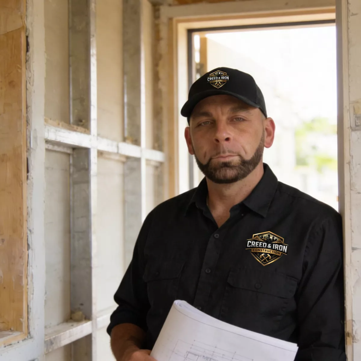 Jason Adkins, owner of Creed & Iron Construction, licensed general contractor in Beaver County PA